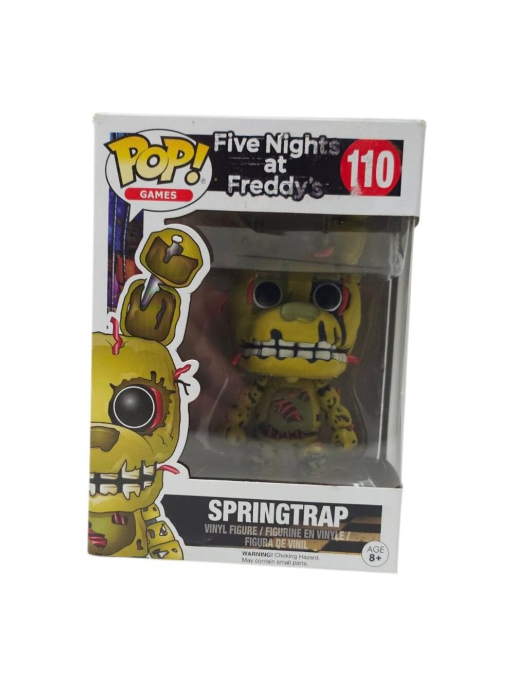 Funko Pop Five Nights at Freddy's Springtrap 110 Vinyl Figure Vault Damaged Box